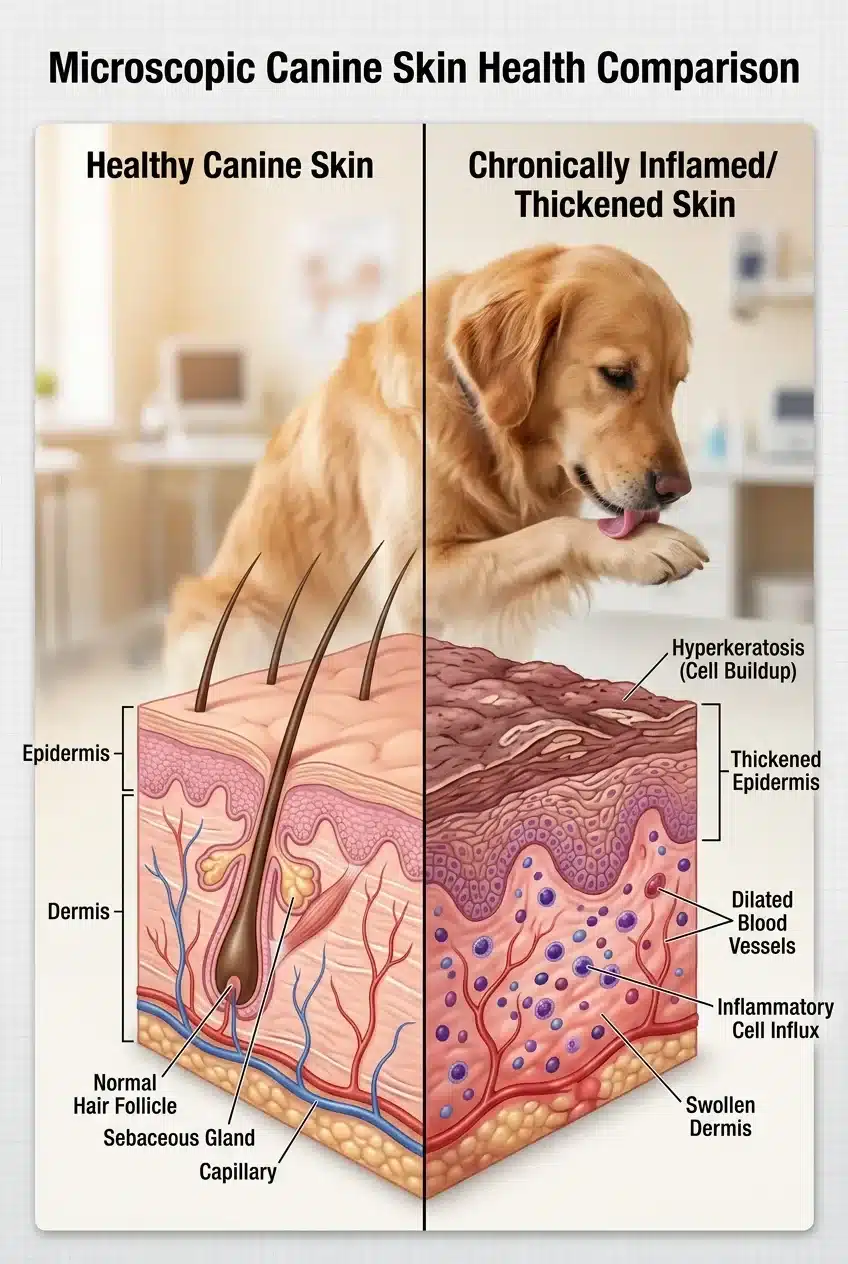 Why Do Chronic Allergies Cause Skin to Darken and Thicken?