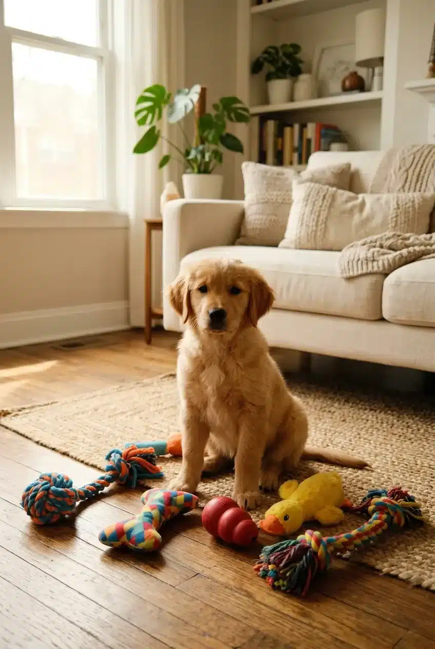 How Do You Stop a Puppy From Chewing Furniture When You're Not Home?