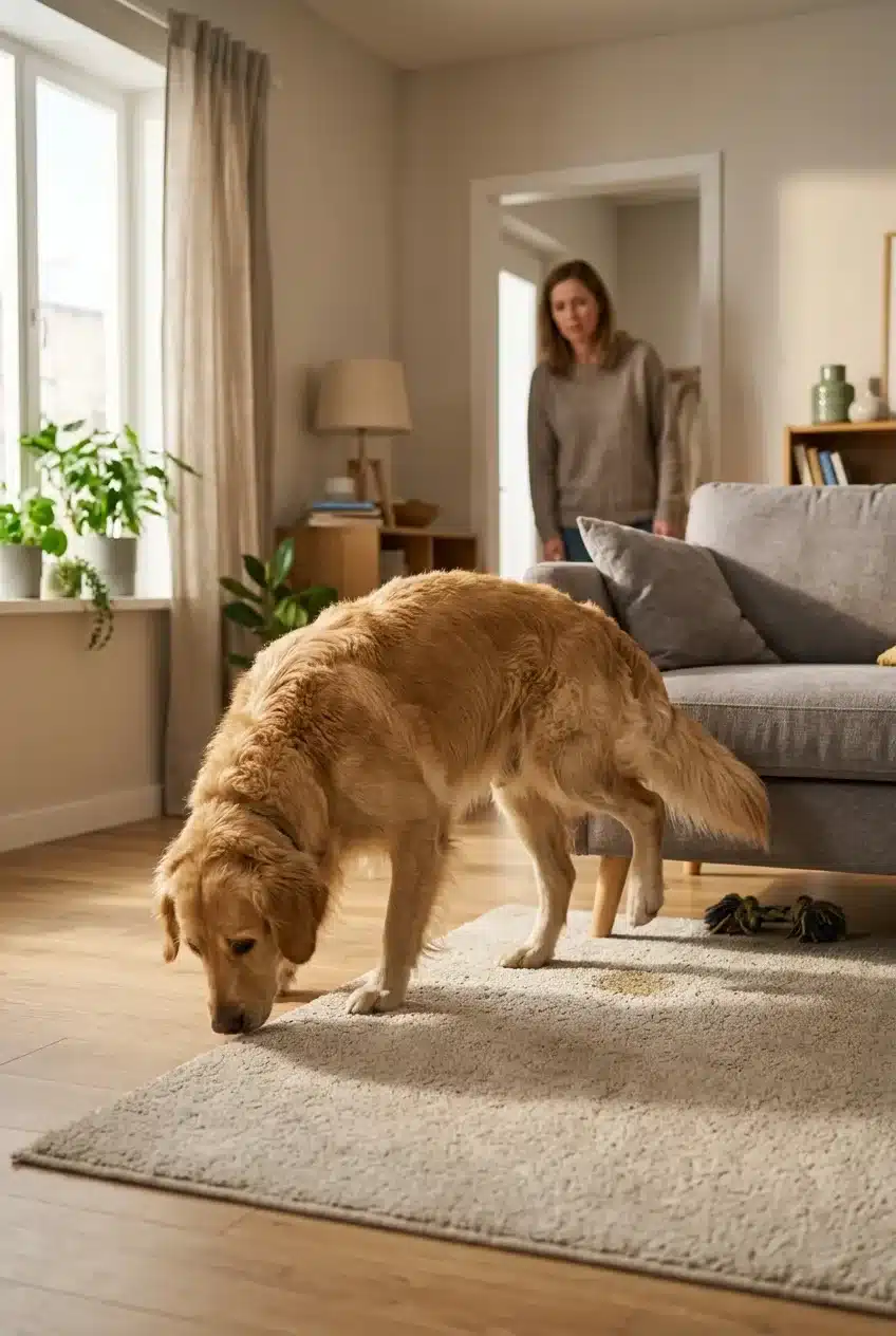Why Does My Dog Keep Peeing in the Same Spot Inside the House?