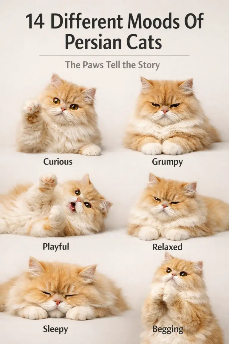 14 Different Moods Of Persian Cats – Hidden Emotions You’re Missing