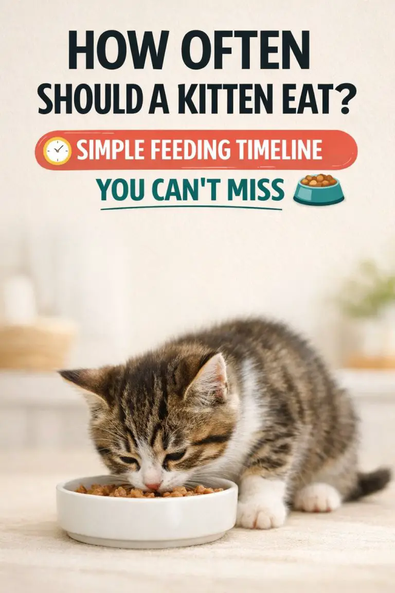 How Often Should A Kitten Eat