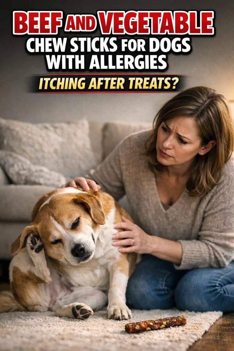 Beef And Vegetable Chew Sticks For Dogs With Allergies