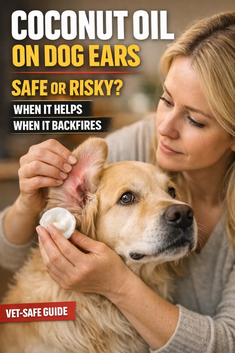Coconut Oil On Dog Ears for Itching Relief