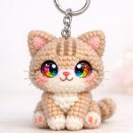 Cute Amigurumi Cat Keychains Ideas