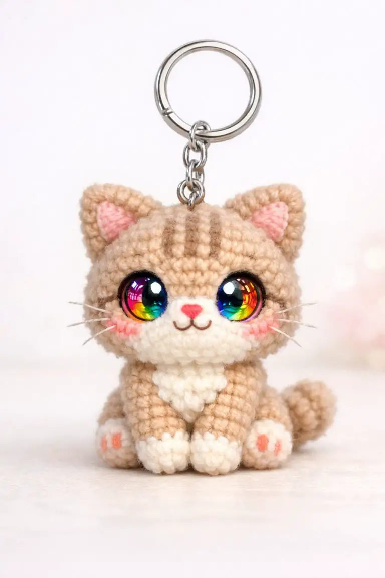 Cute Amigurumi Cat Keychains Ideas