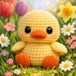 free amigurumi duck crochet pattern