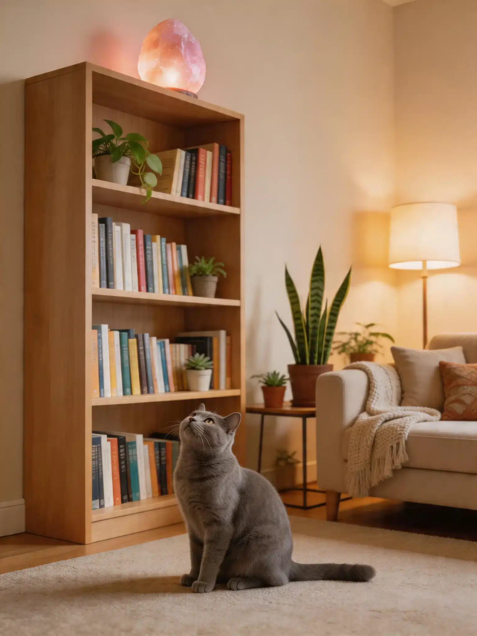 Can You Keep A Salt Lamp In A House With Cats?