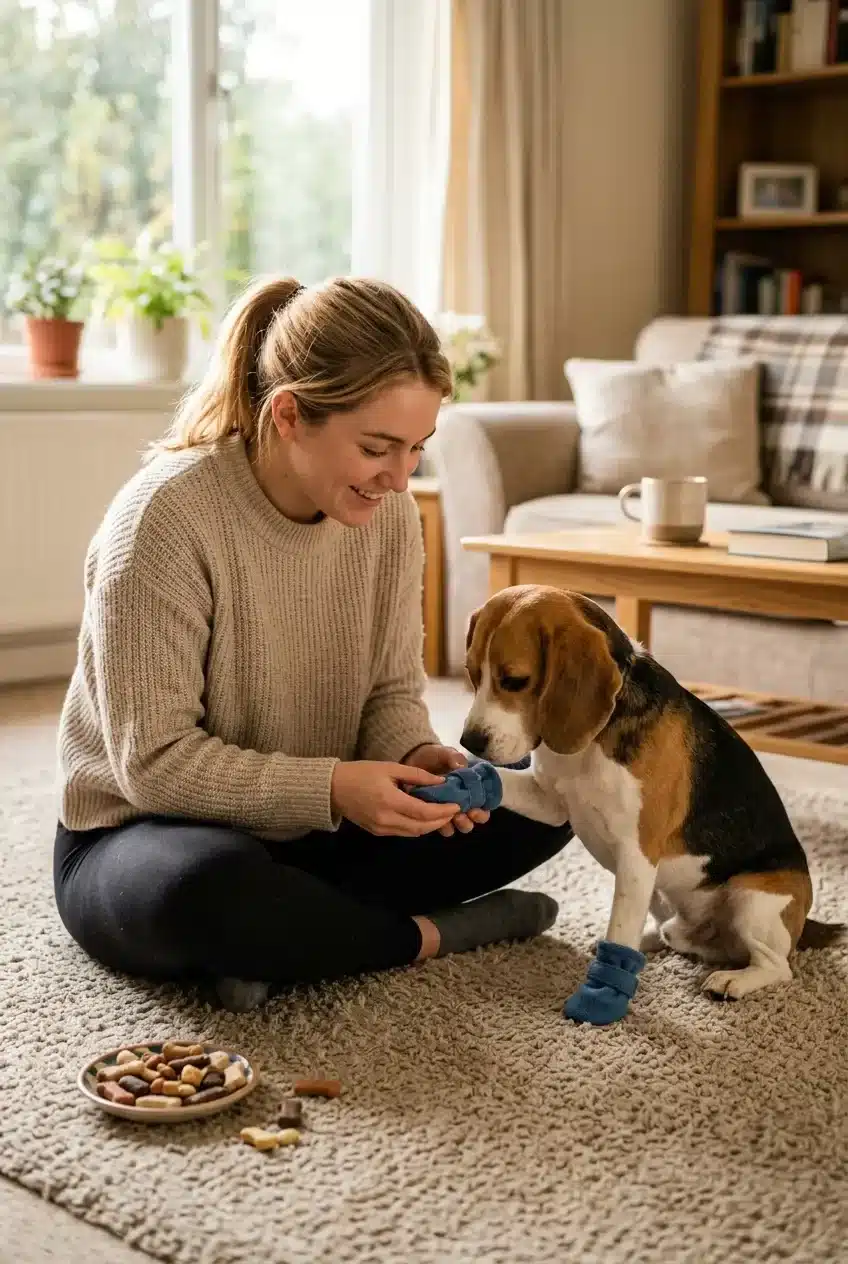 How to Get Your Dog Used to Wearing Booties