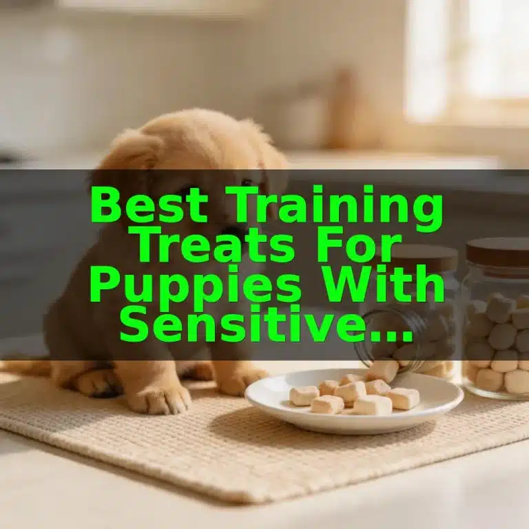 Best Training Treats for Puppies With Sensitive Stomachs