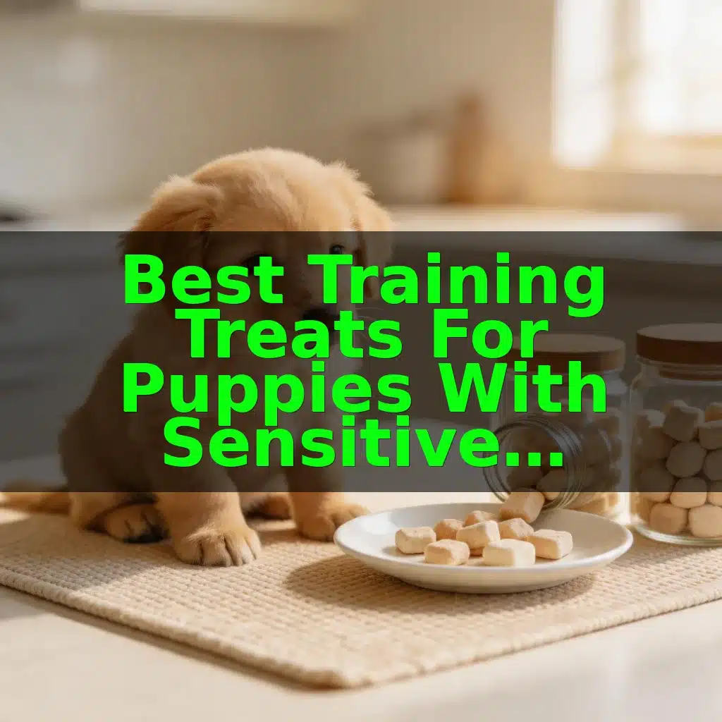 Best Training Treats for Puppies With Sensitive Stomachs