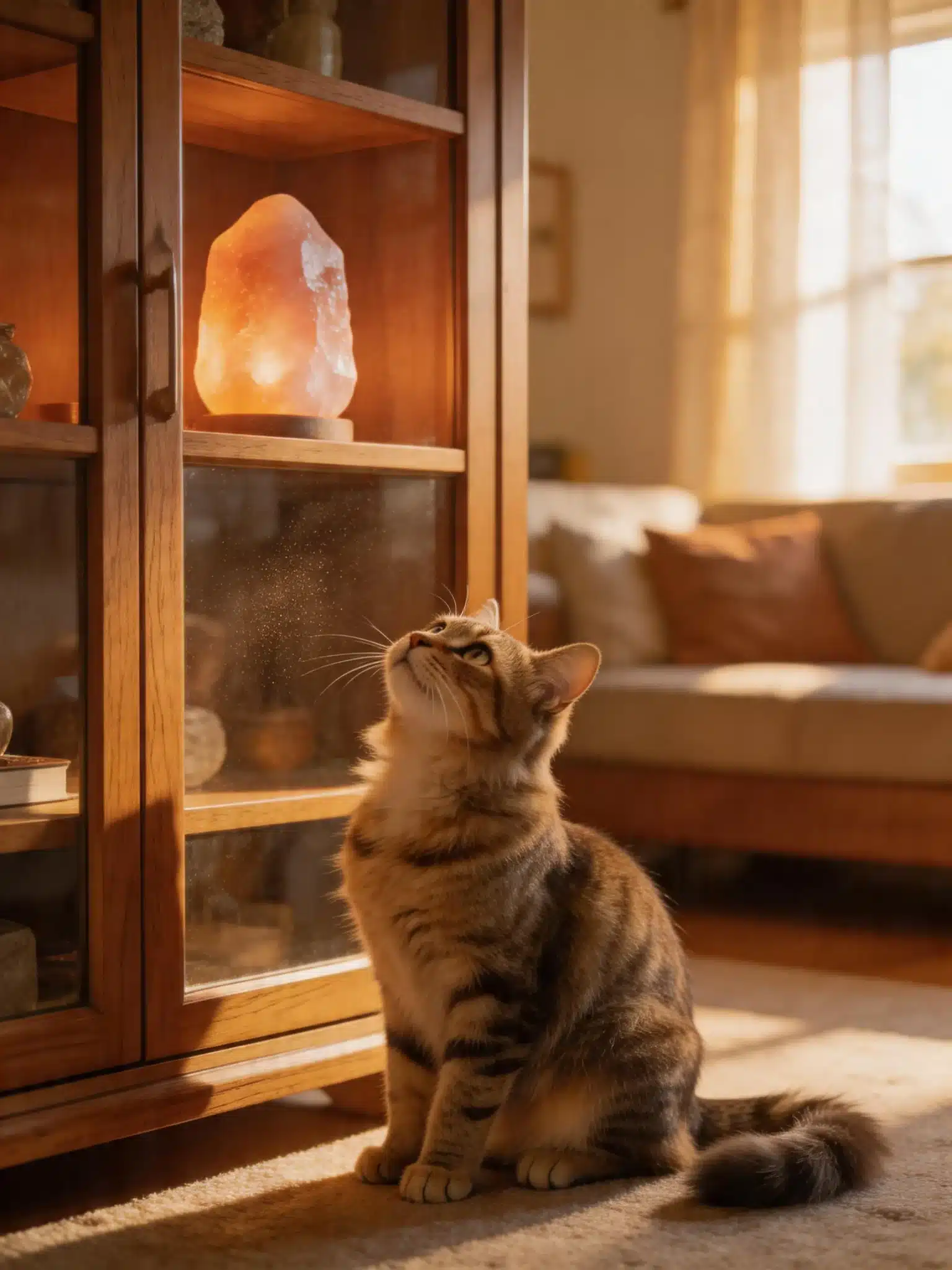 How To Keep Your Cat Away From A Himalayan Salt Lamp