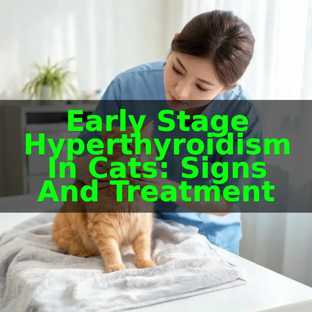 Early Stage Hyperthyroidism in Cats: Signs and Treatment