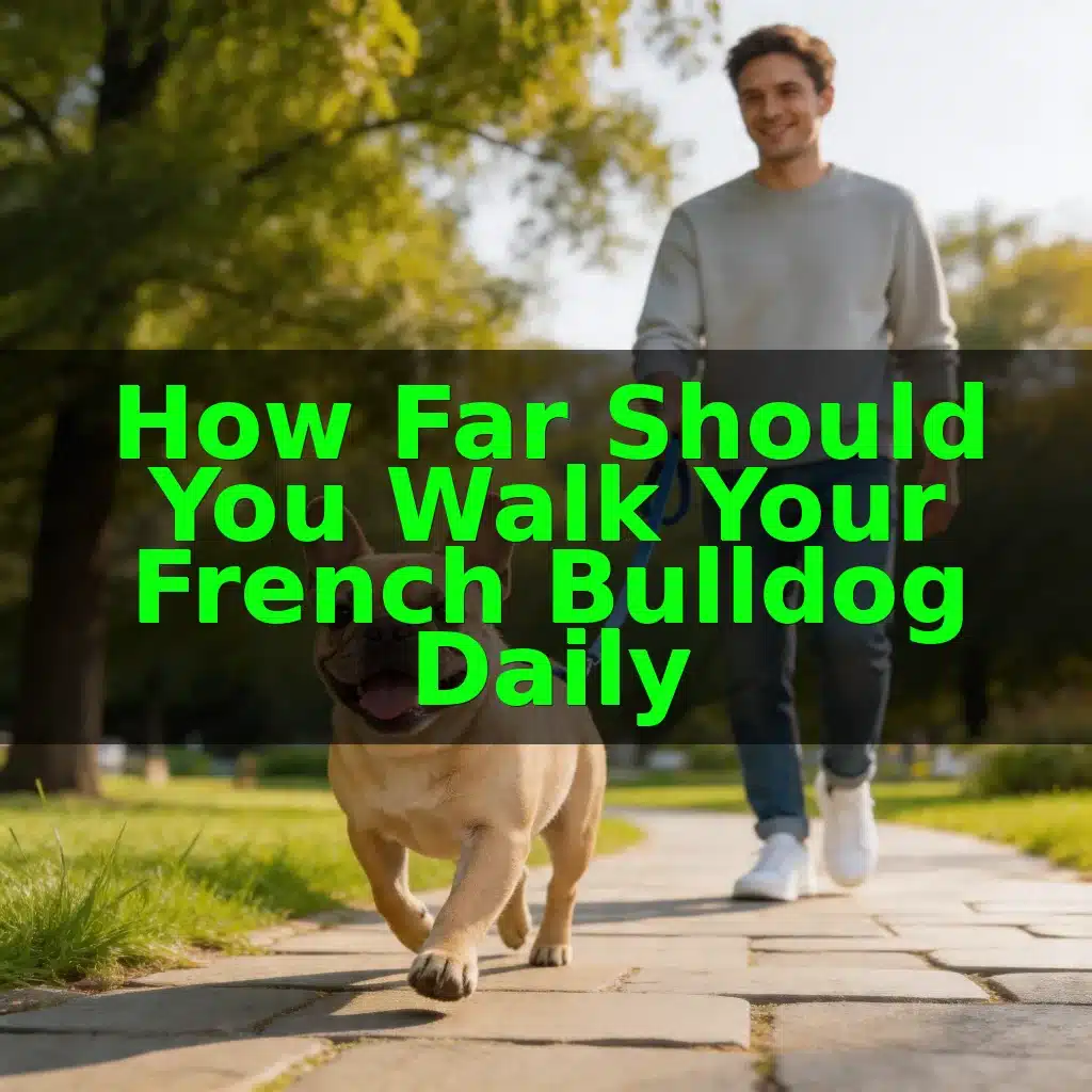 How Far Should You Walk Your French Bulldog Daily