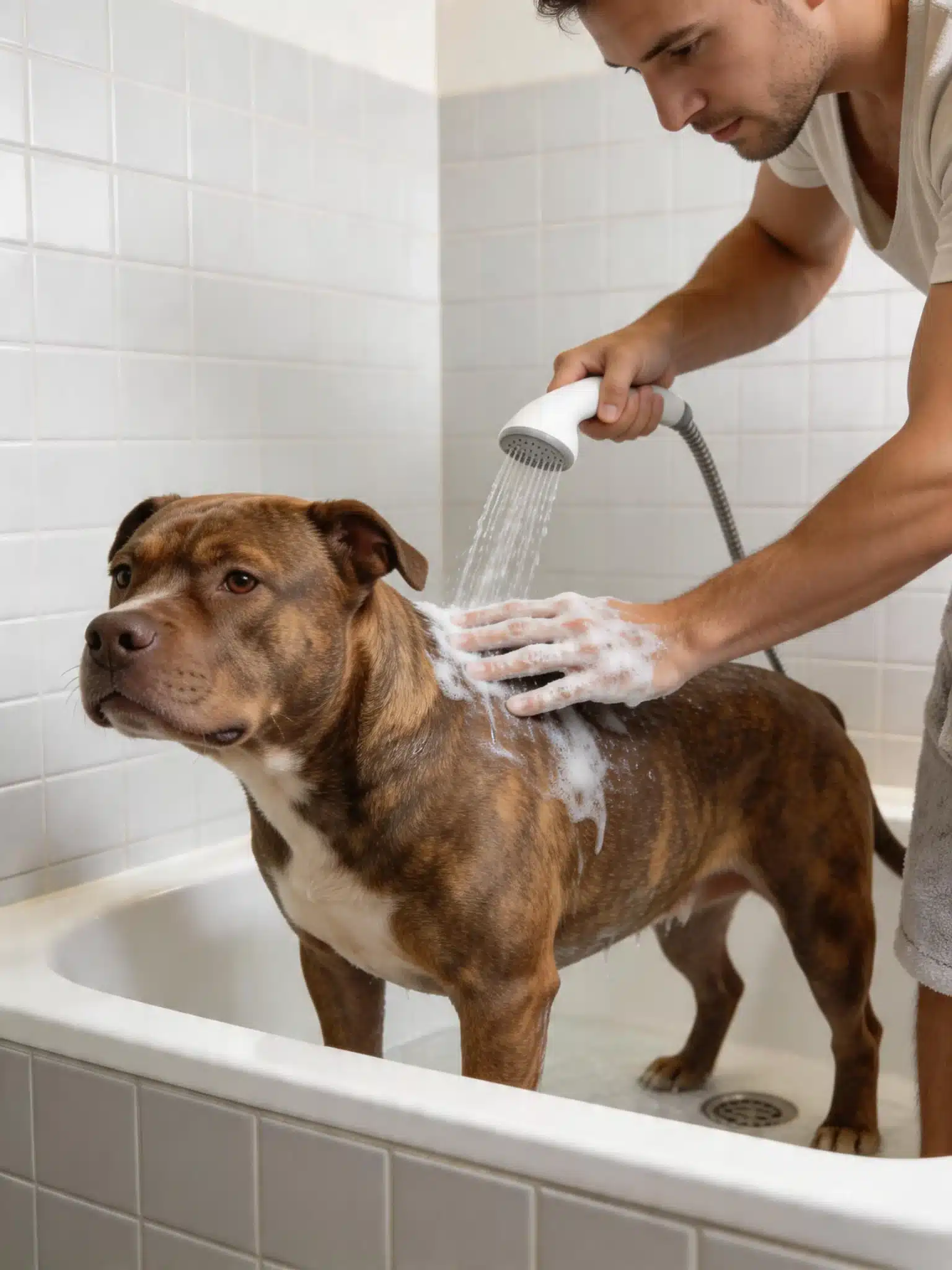 How To Bathe An American Bully Without Drying The Skin