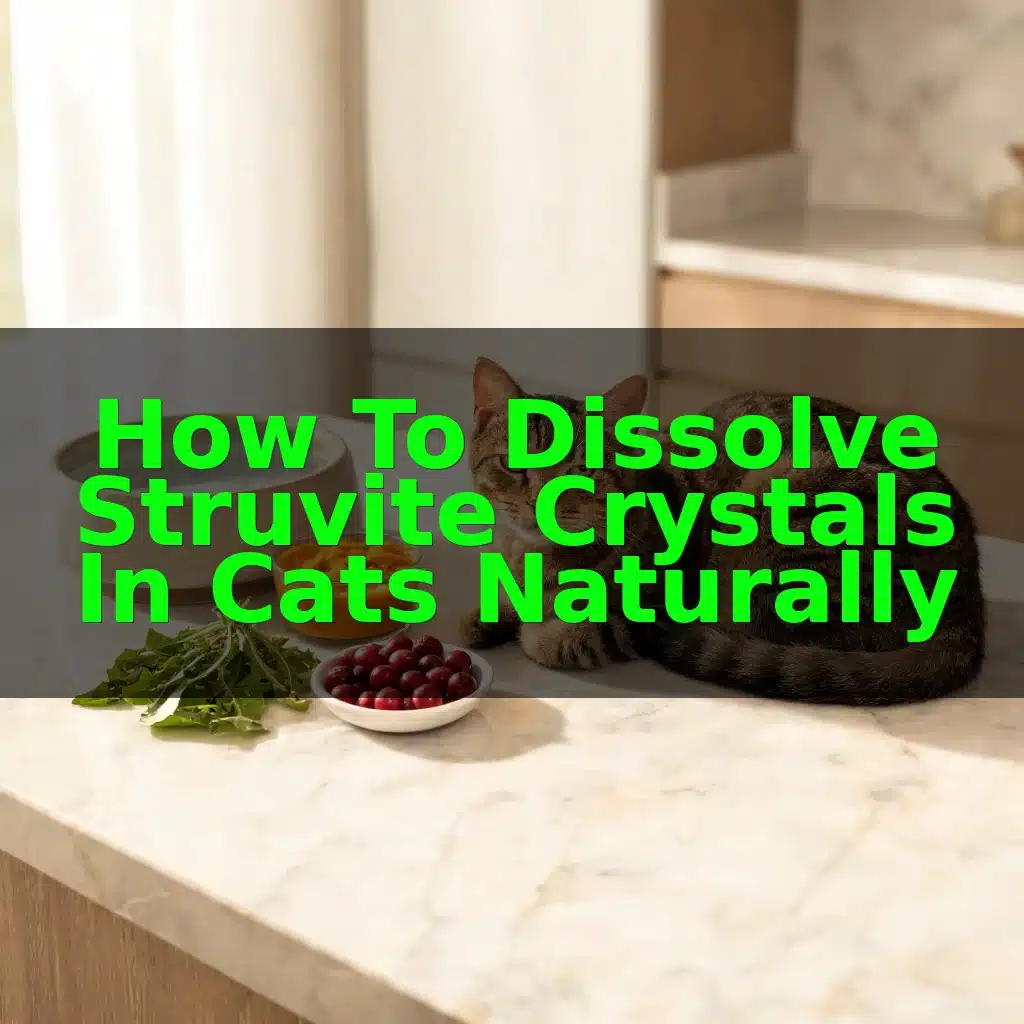 How To Dissolve Struvite Crystals In Cats Naturally