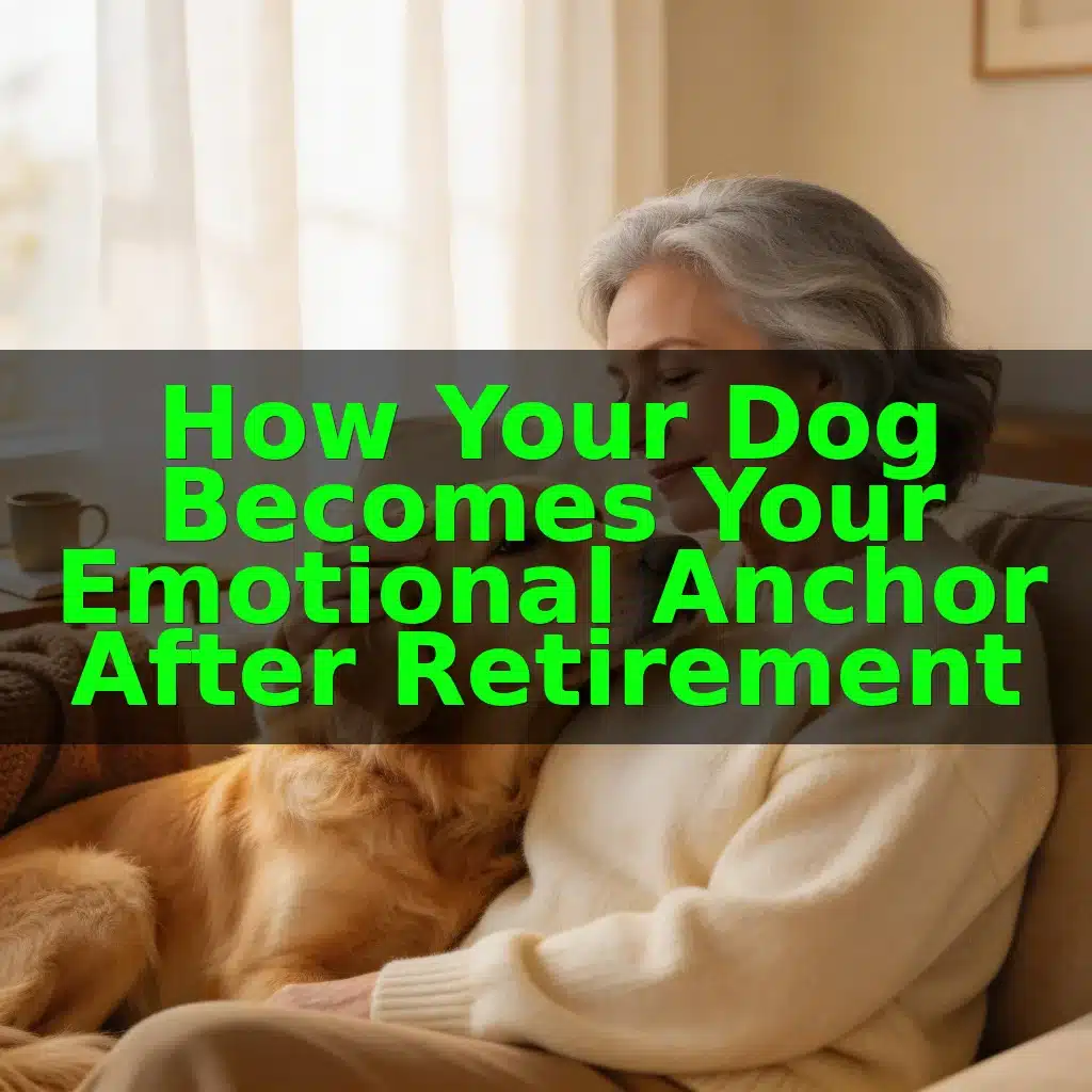 How Your Dog Becomes Your Emotional Anchor After Retirement