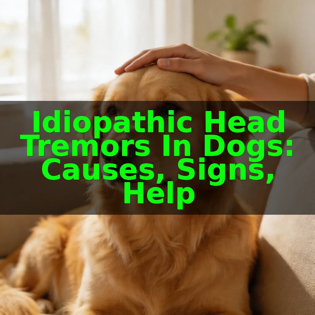 Idiopathic Head Tremors In Dogs: Causes, Signs, Help