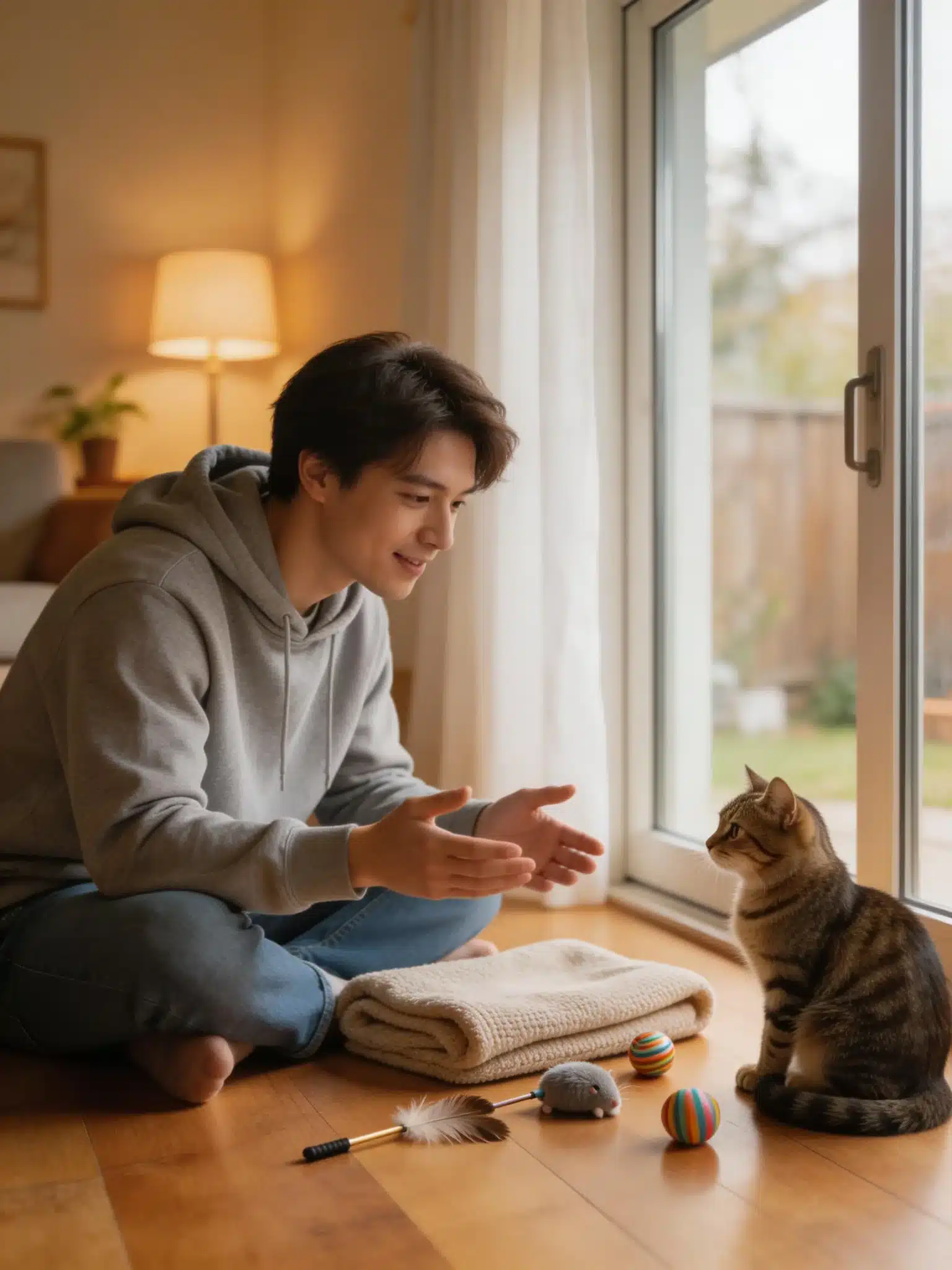 How to Transition an Outdoor Cat to Indoor Life