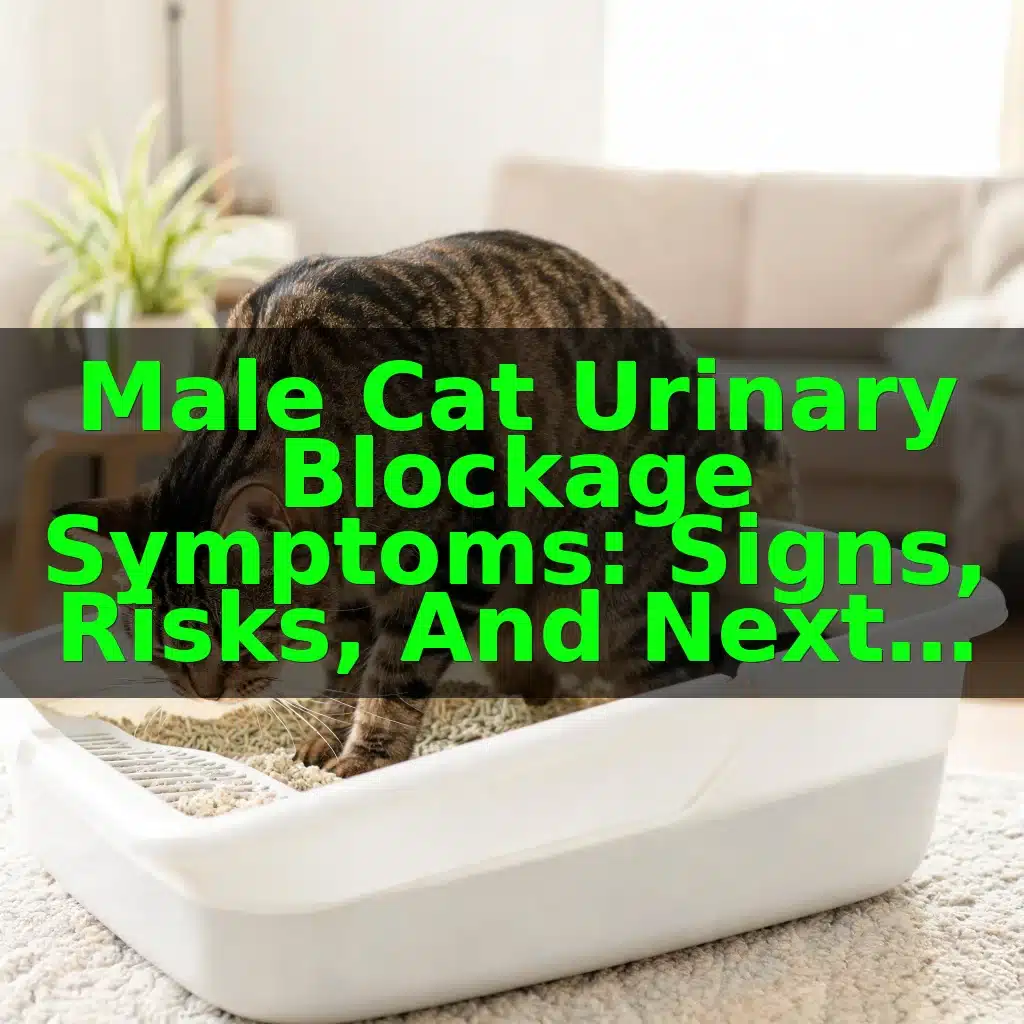 Male Cat Urinary Blockage Symptoms: Signs, Risks, and Next Steps