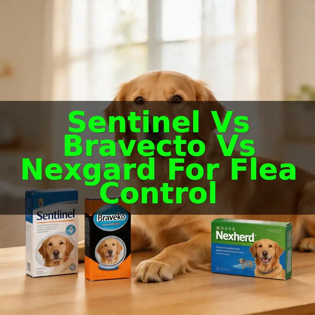 Sentinel Vs Bravecto Vs Nexgard For Flea Control