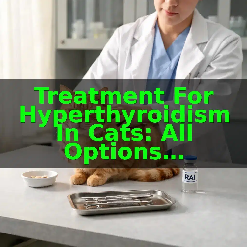 Treatment for Hyperthyroidism in Cats: All Options Explained