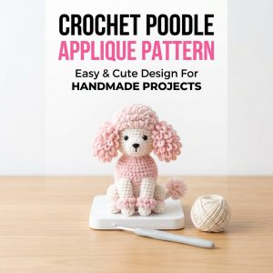 Crochet Poodle Applique Pattern