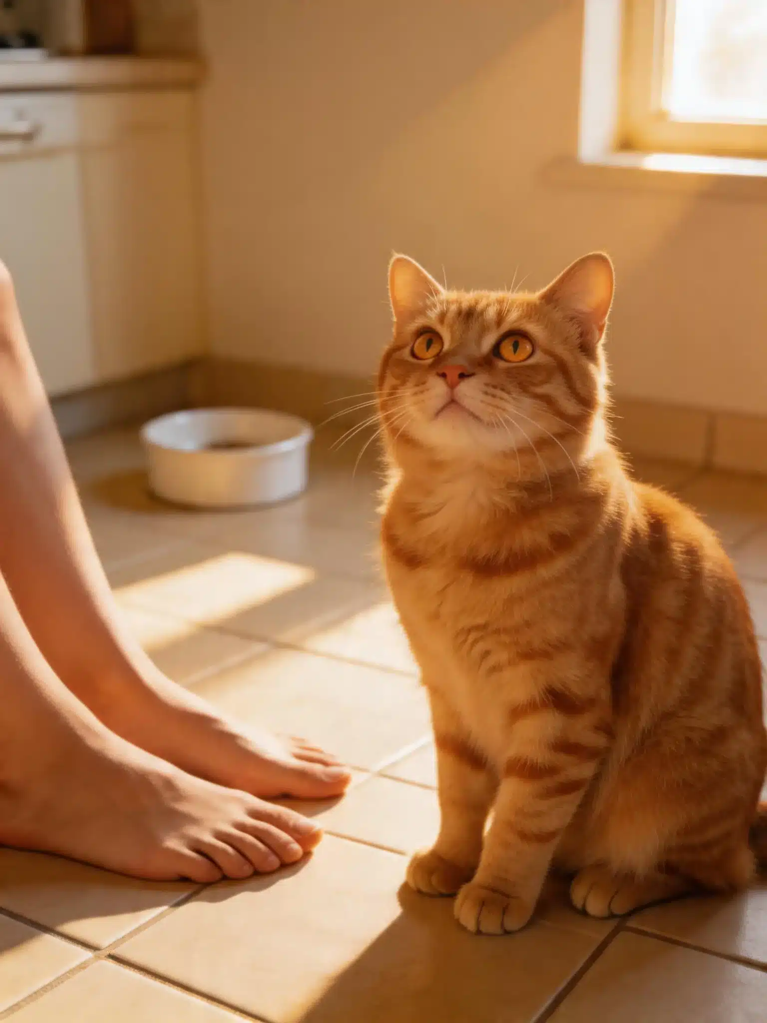 Your Cat May Want Attention, Food, Or A Morning Routine