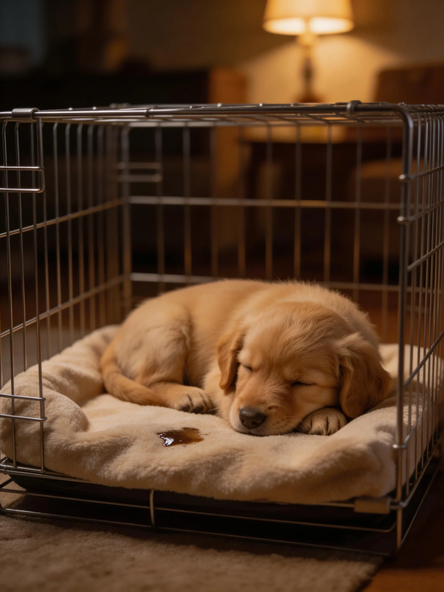 Why Puppies Pee in the Crate at Night (and What You Can Do Right Now)