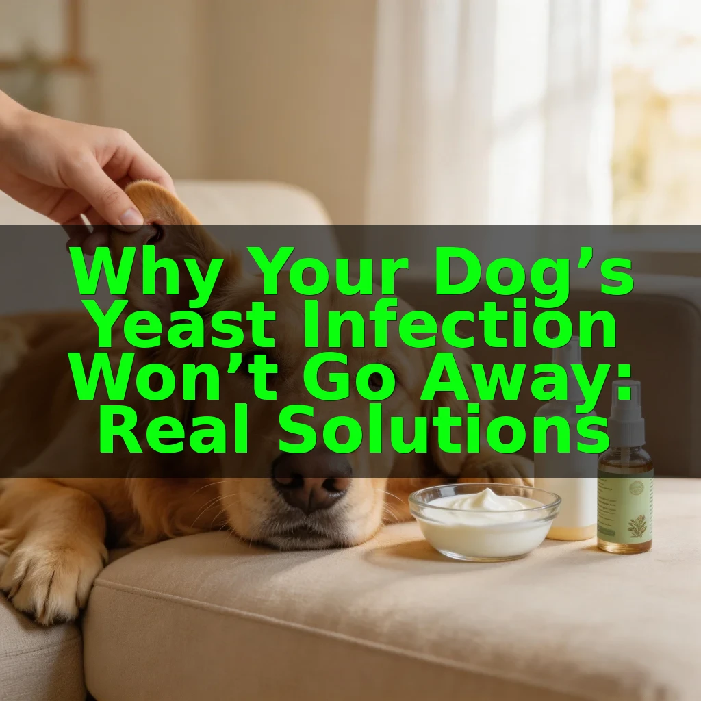 Why Your Dog’s Yeast Infection Won’t Go Away: Real Solutions