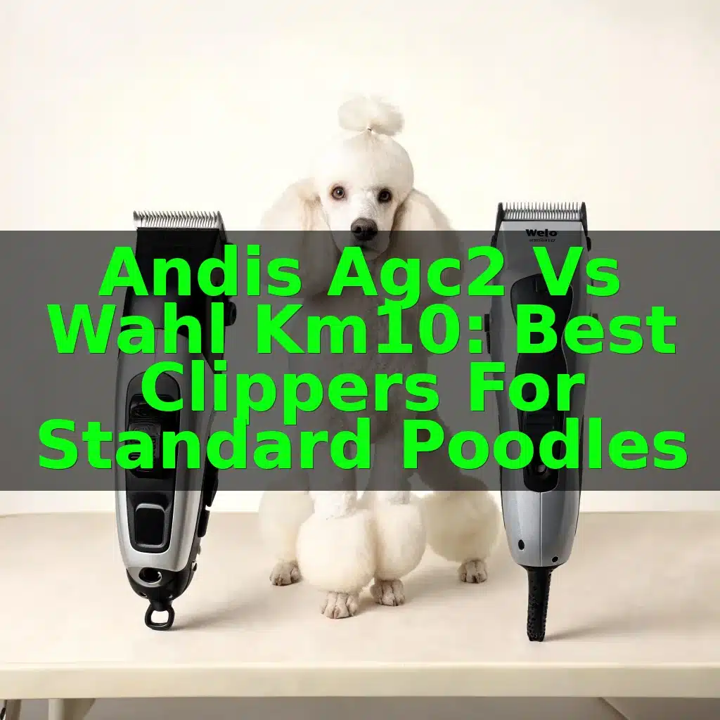 Andis AGC2 vs Wahl KM10: Best Clippers for Standard Poodles