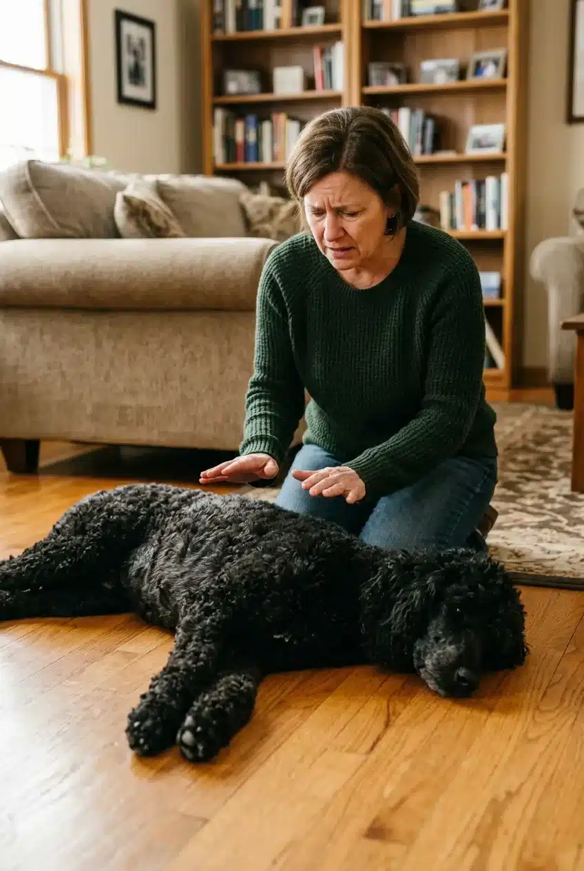 What a Seizure Actually Looks Like in a Standard Poodle