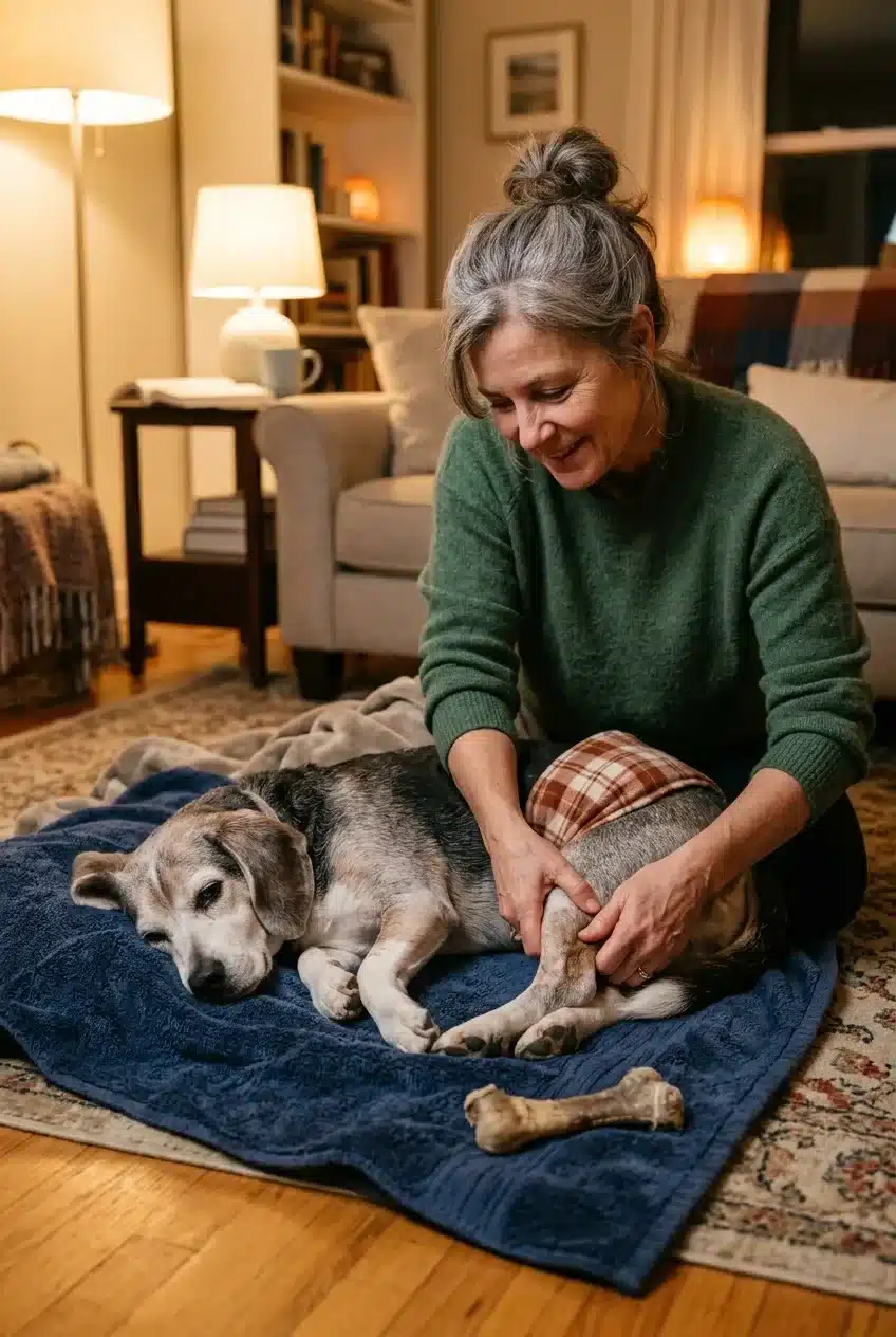 Can Warm Compresses and Massage Relieve Dog Limping From Arthritis?