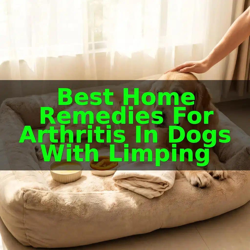 Best Home Remedies for Arthritis in Dogs With Limping
