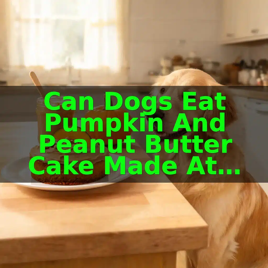 Can Dogs Eat Pumpkin and Peanut Butter Cake Made at Home?