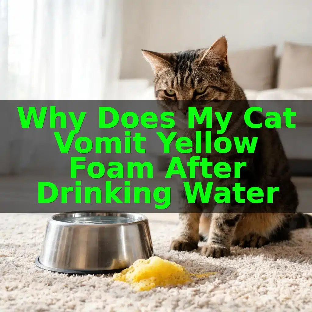 Why Does My Cat Vomit Yellow Foam After Drinking Water
