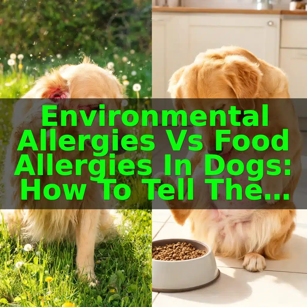 Environmental Allergies vs Food Allergies in Dogs: How to Tell the Difference