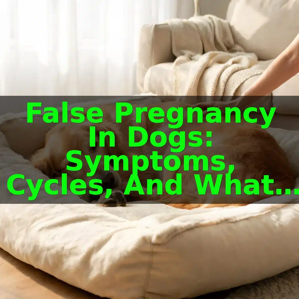 False Pregnancy in Dogs: Symptoms, Cycles, and What to Expect
