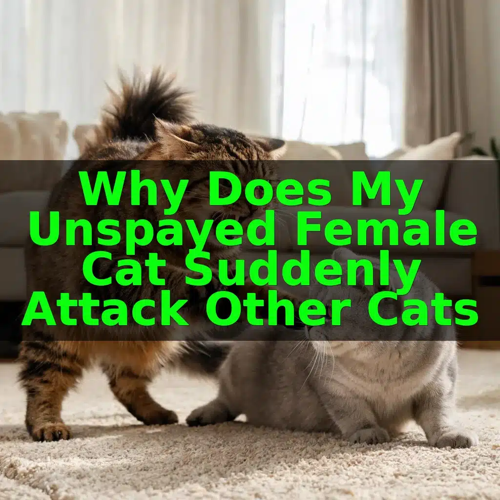 Why Does My Unspayed Female Cat Suddenly Attack Other Cats