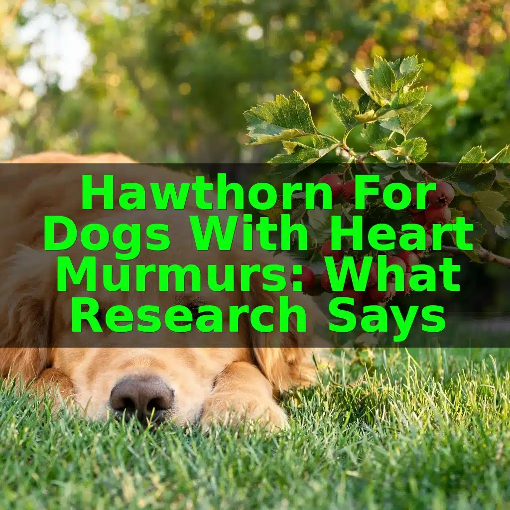 Hawthorn for Dogs With Heart Murmurs: What Research Says