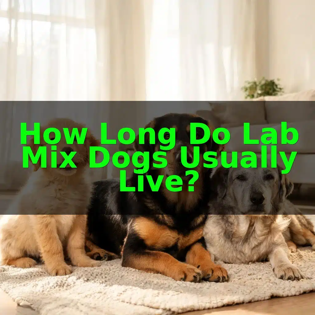 How Long Do Lab Mix Dogs Usually Live?