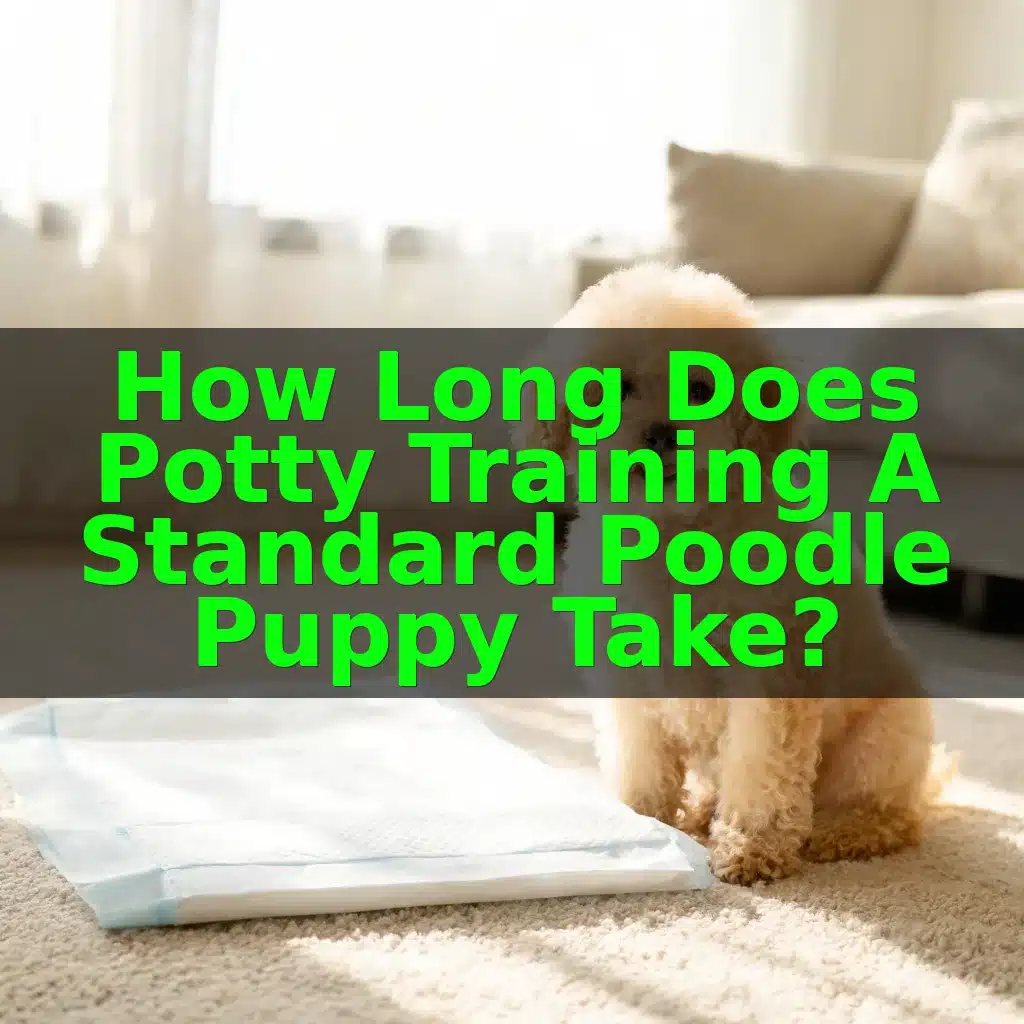 How Long Does Potty Training a Standard Poodle Puppy Take?