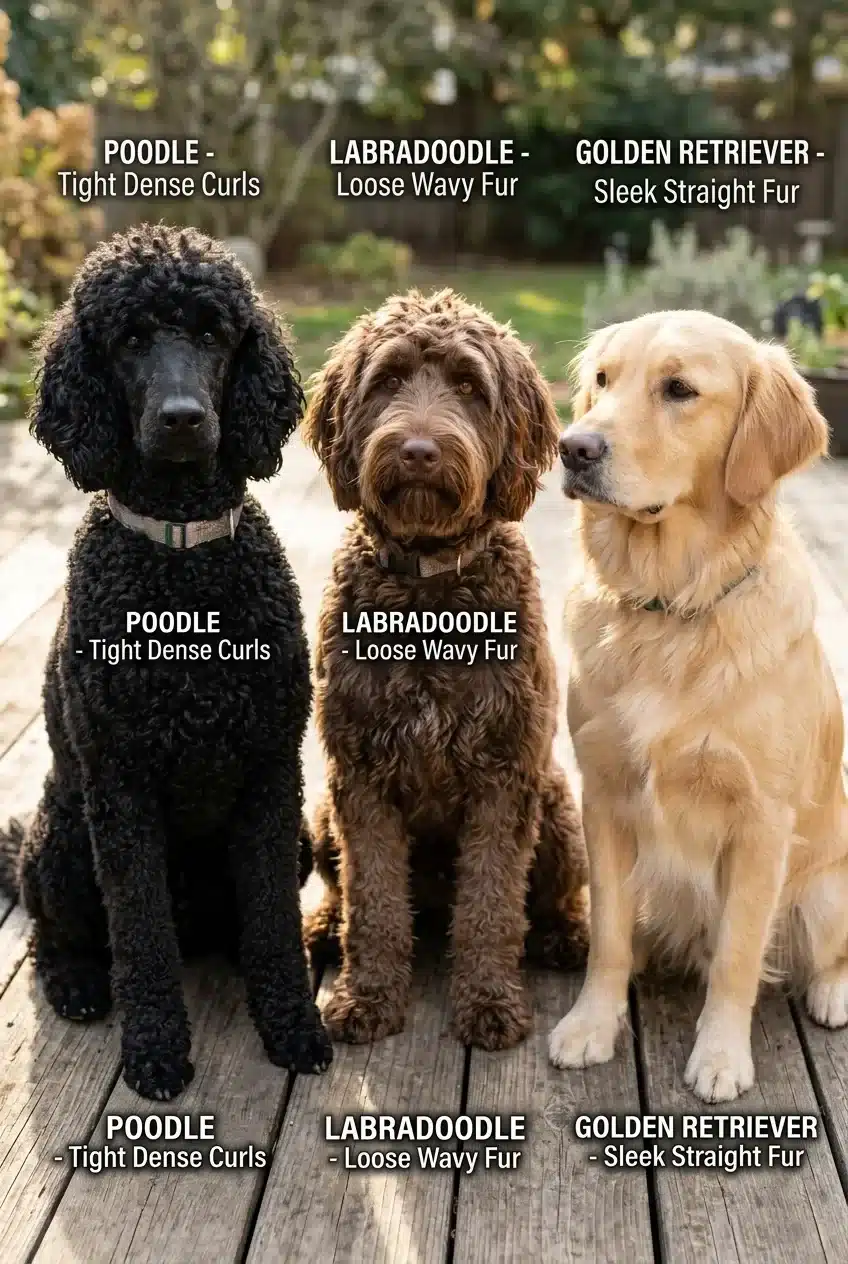 What Makes Wavy Poodle Mix Fur Different From Curly or Straight?