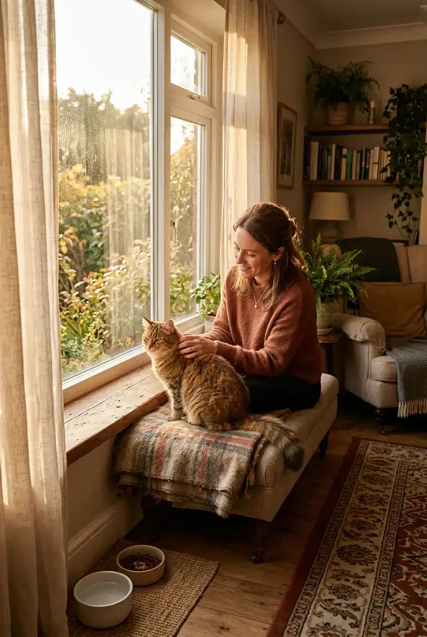 How Often Should Someone Check on a Cat While Away?