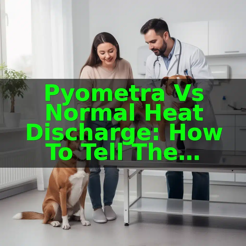Pyometra vs Normal Heat Discharge: How to Tell the Difference in Dogs