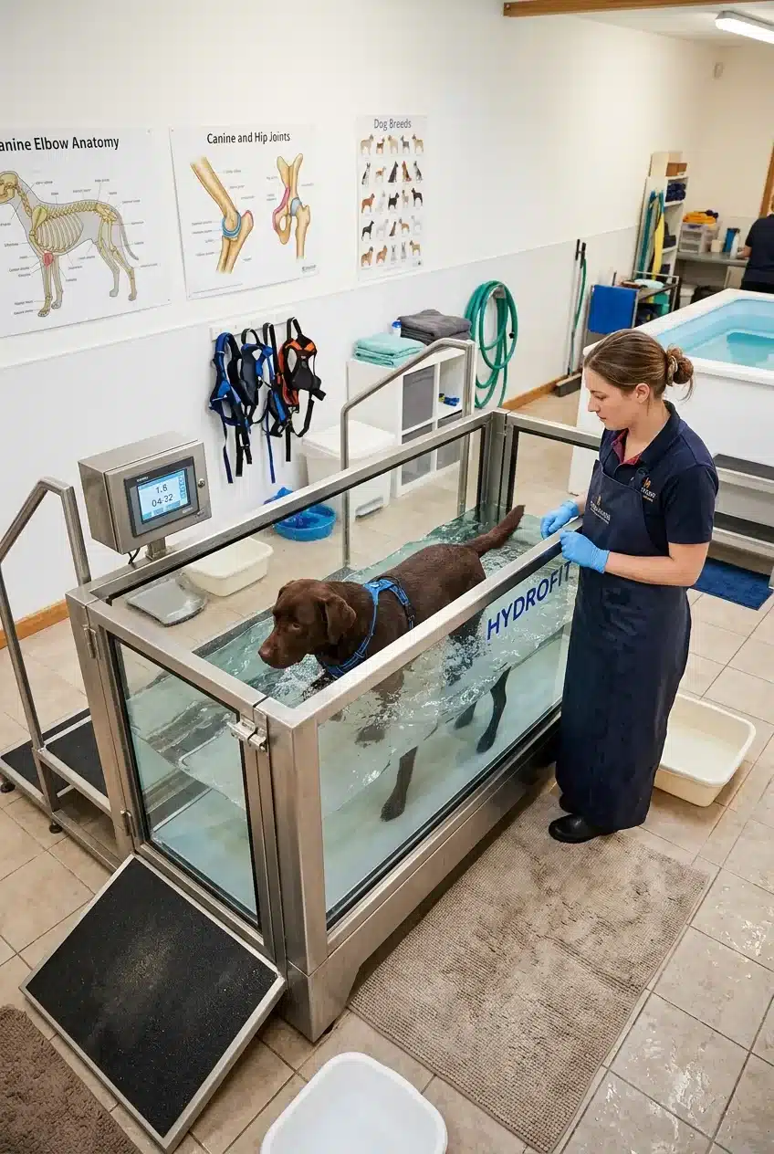 Swimming Therapy for Dogs With Hip and Joint Pain at a Glance