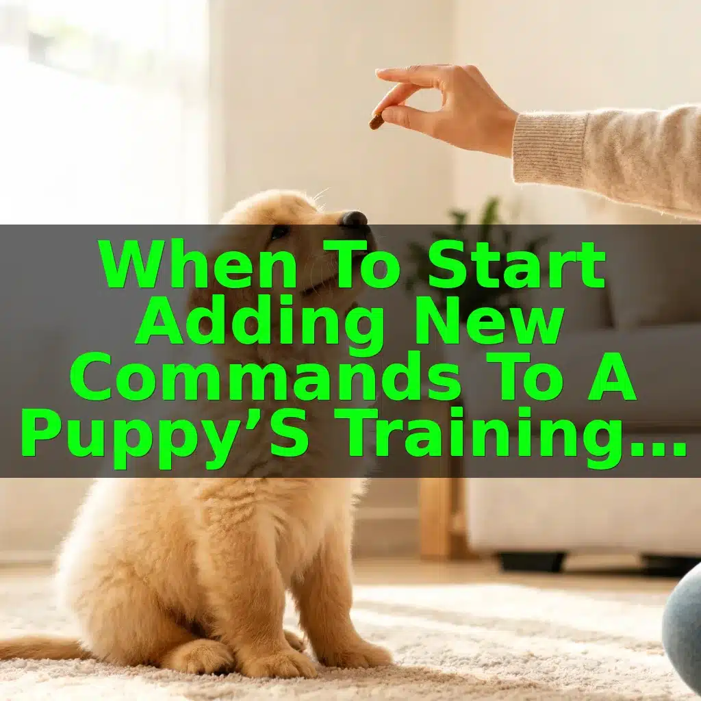 When To Start Adding New Commands To A Puppy’s Training Routine