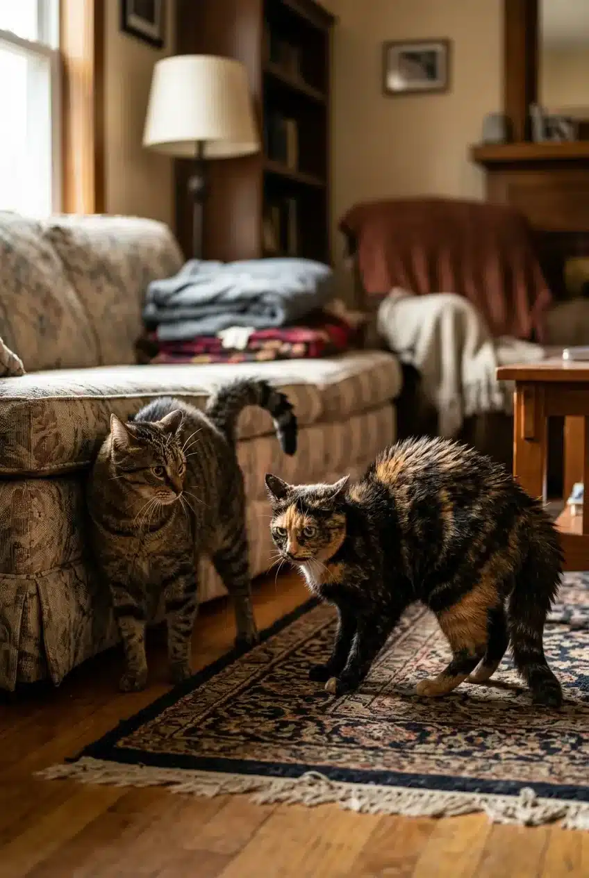 Why Does My Unspayed Female Cat Suddenly Attack Other Cats?