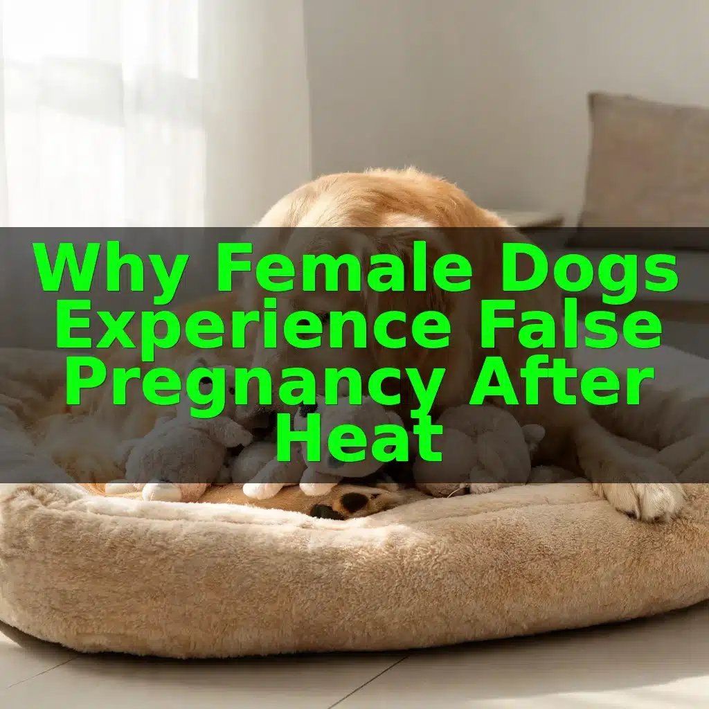 Why Female Dogs Experience False Pregnancy After Heat