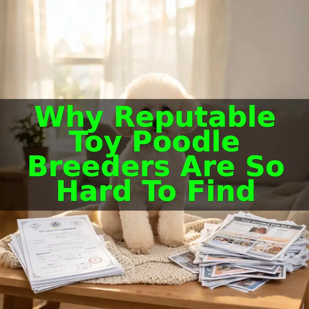 Why Reputable Toy Poodle Breeders Are So Hard To Find