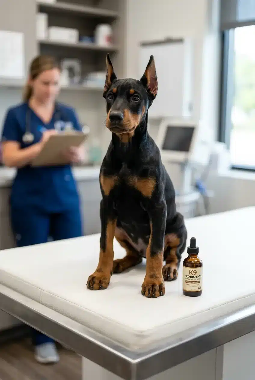 Best Probiotic for a Doberman Puppy With a Sensitive Stomach 1 What Is the Best Probiotic for a Doberman Puppy With a Sensitive Stomach?